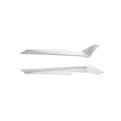 Chrome Front Upper Center Grille Lid Cover Trim for 2018-2020 Toyota Sienna 2 x pcs