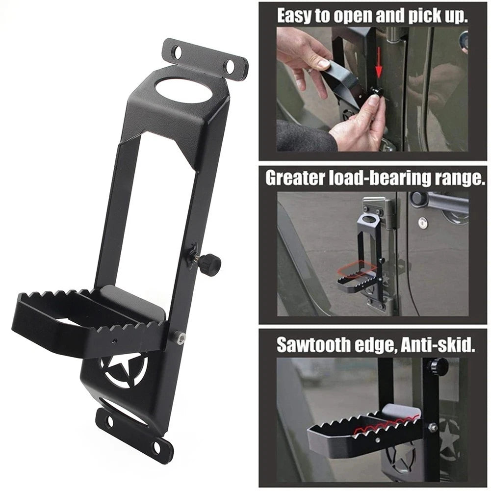 Foot Pegs for Jeep Wrangler JK 2007-2017 & JL 2018-2022