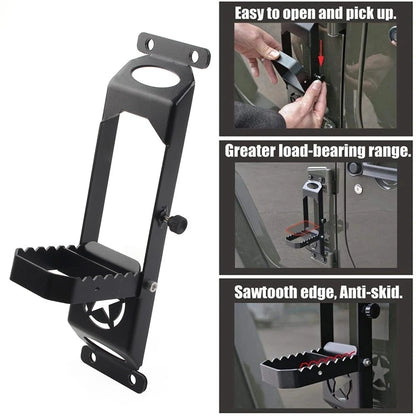 Foot Pegs for Jeep Wrangler JK 2007-2017 & JL 2018-2022