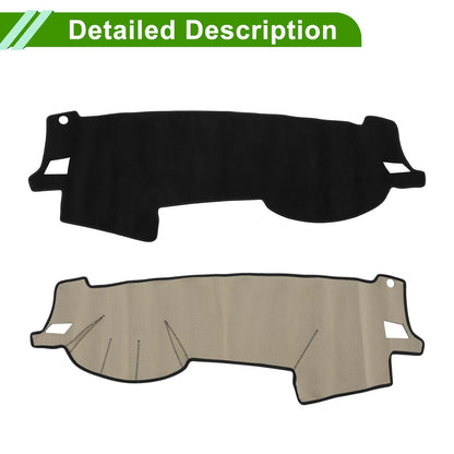 Dashboard Cover Mat for Subaru Outback (2005-2009) Sun Protector Black