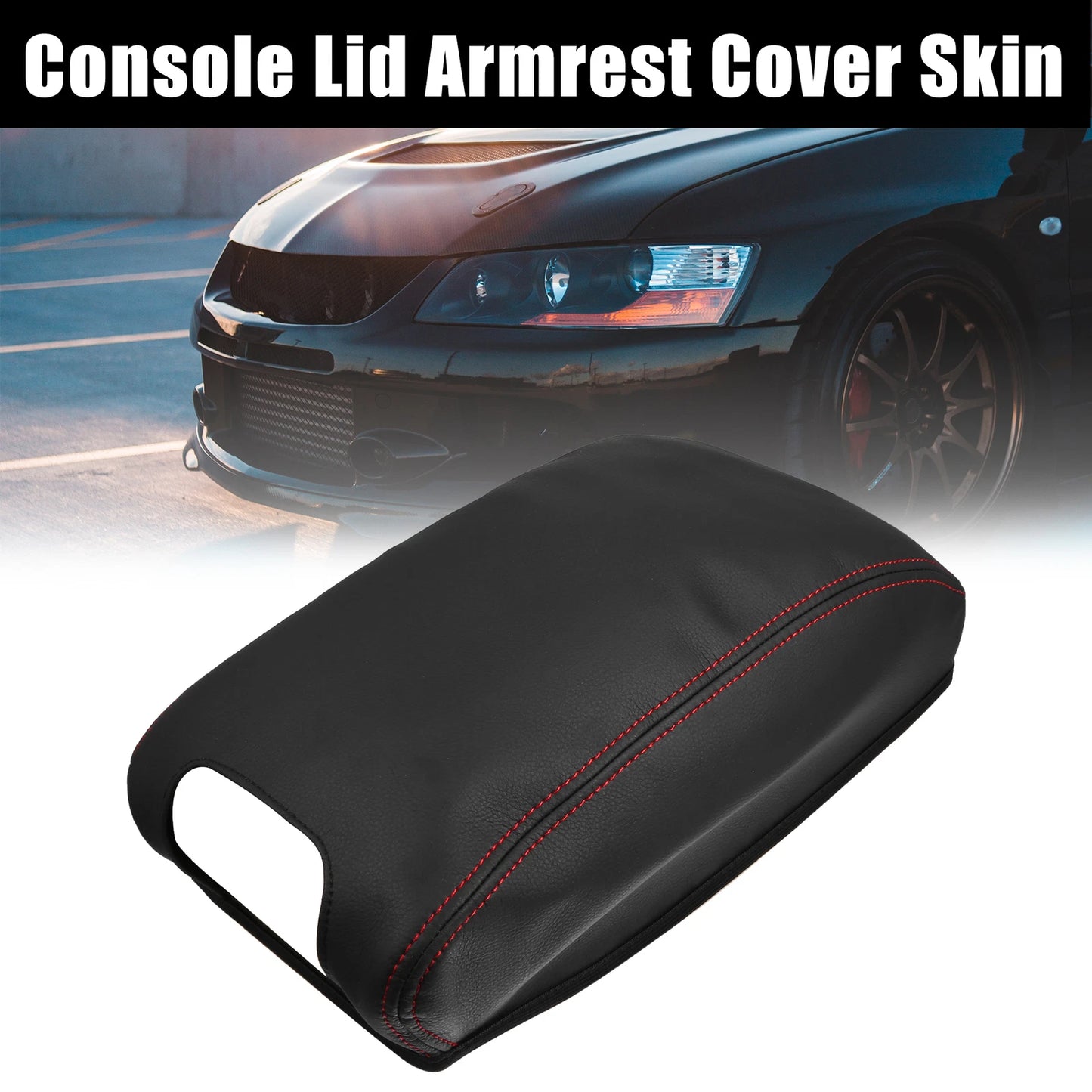 Car Center Console Lid Armrest Cover for Jeep Wrangler JK (2007-2018)