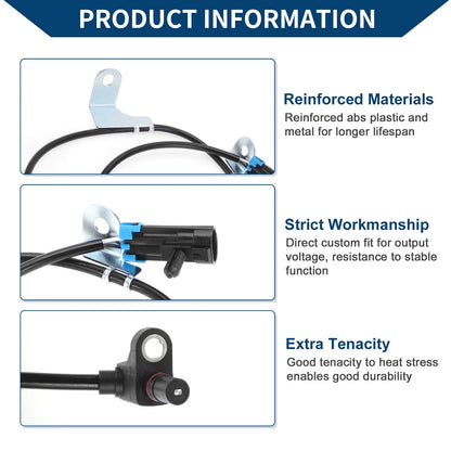 ABS Wheel Speed Sensor for Chevrolet C1500 Suburban