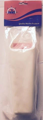 Winch Handle Pocket White Flexible PVC for Up To 290mm Handles