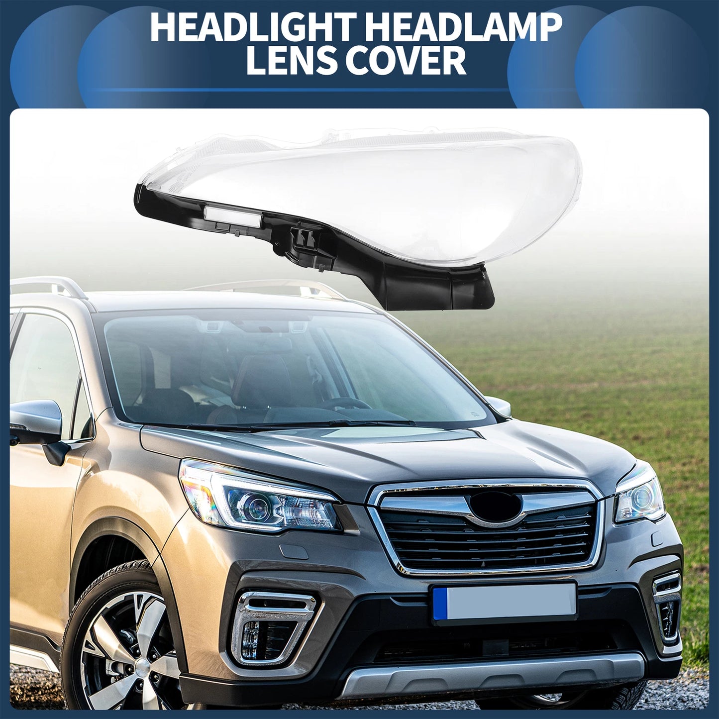 1 x Front Left Headlight Lens Cover for Subaru BRZ, Toyota (2013-2020)
