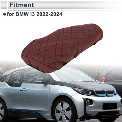 Car Center Console Cover for BMW i3 2022-2024 Wine Red 1 x Piece