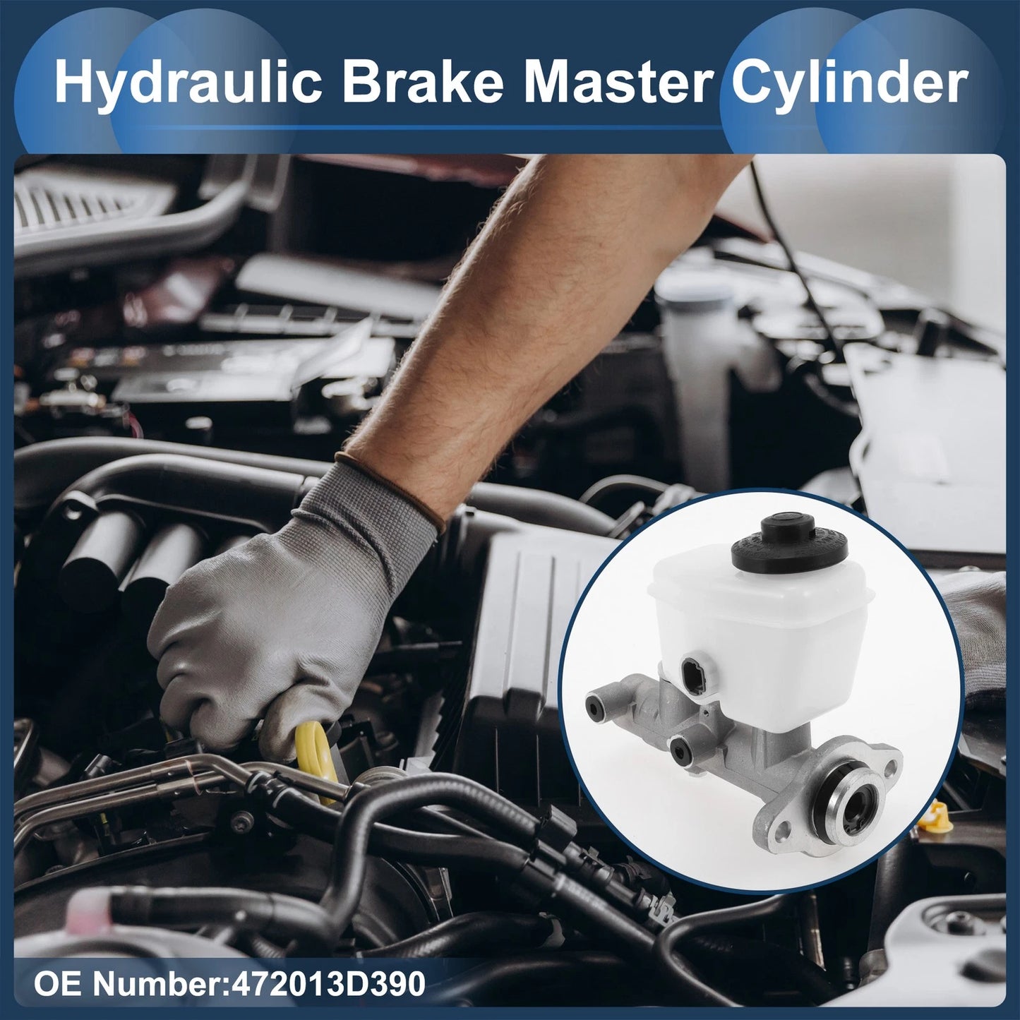 Brake Master Cylinder with Reservoir for Toyota Hilux V Pickup