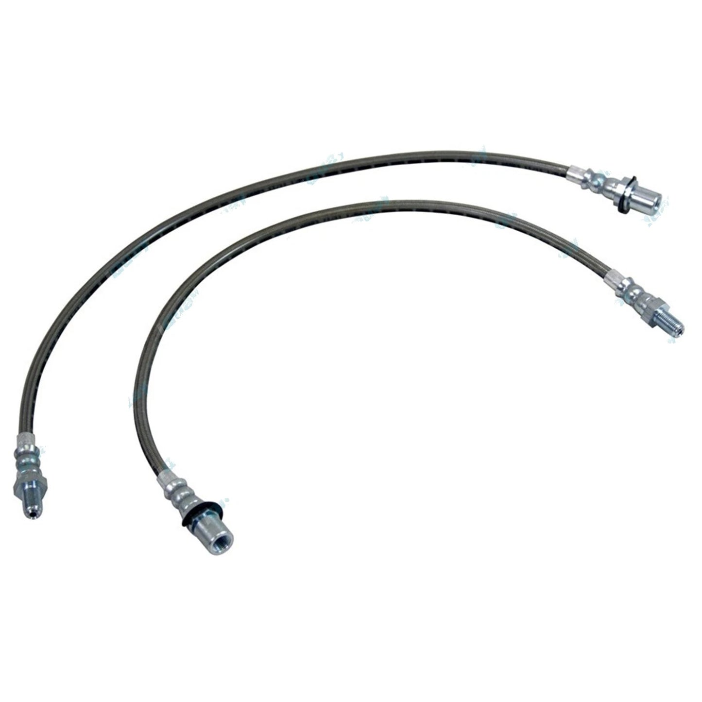 Braided Extended Brake Lines Hose for Toyota 100 Series HZJ105 FZJ105 (1998-2007)