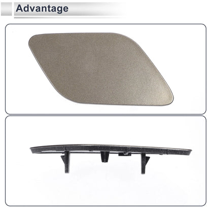 Bumper Headlight Washer Nozzle Cover Cap for Volvo (Copper Tone)