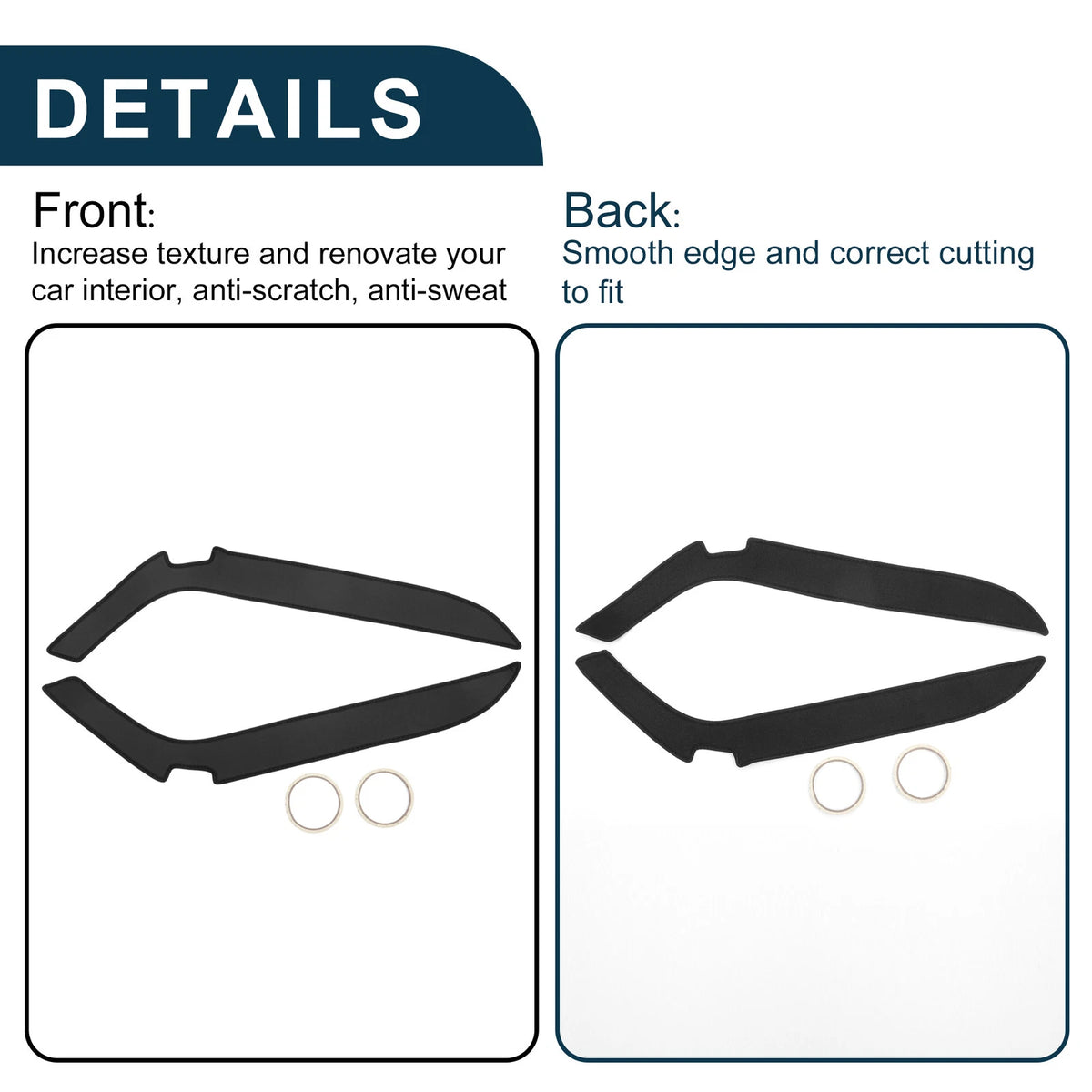 Car Door Anti Kick Pad Sticker Protector for Toyota Sienna (2022)