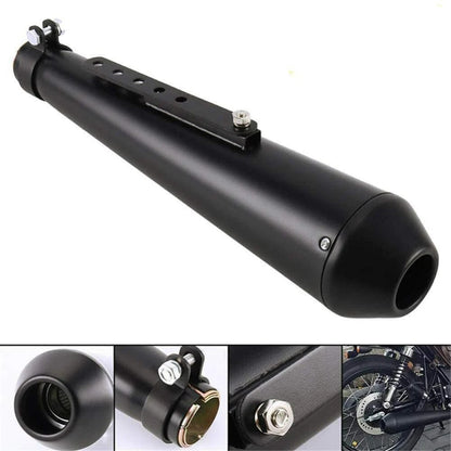 Universal Slip-On Muffler Exhaust Pipe 1.5-2" for Motorcycle