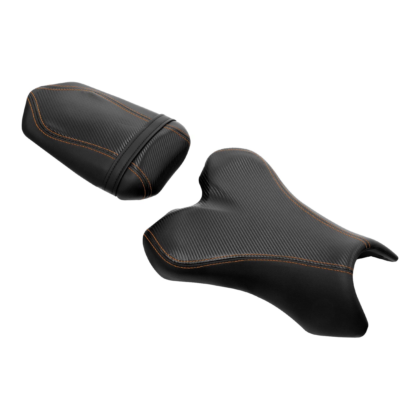 Black Driver & Passenger Seats for Yamaha YZF-R1 (2004-2006)