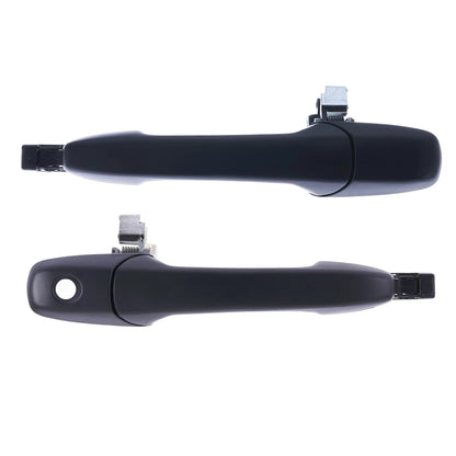 2 x Front Outer Door Handles Black for Mazda3 BK (2003-2009)