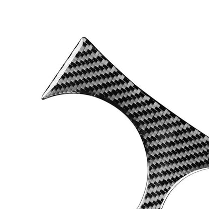 Carbon Fiber Cup Holder Center Console Cover Trim Fits Ford Explorer 2013-2019