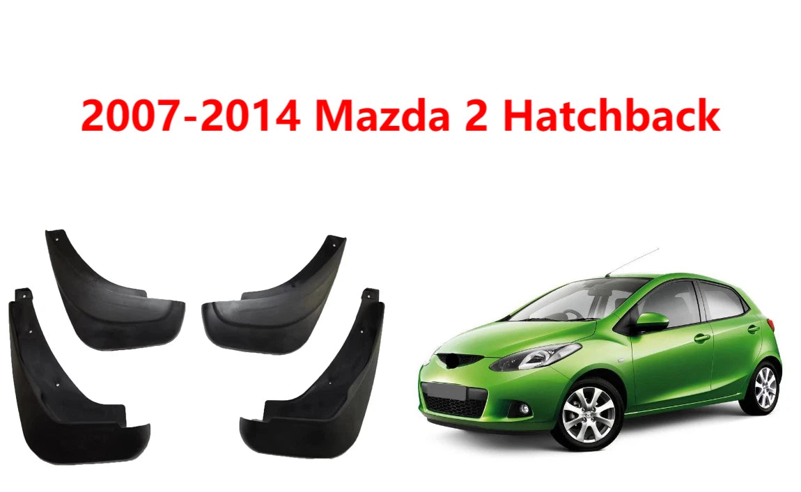 Mud Flaps Splash Guards for 2007-2014 Mazda 2 M2 Hatchback (2007-2014)