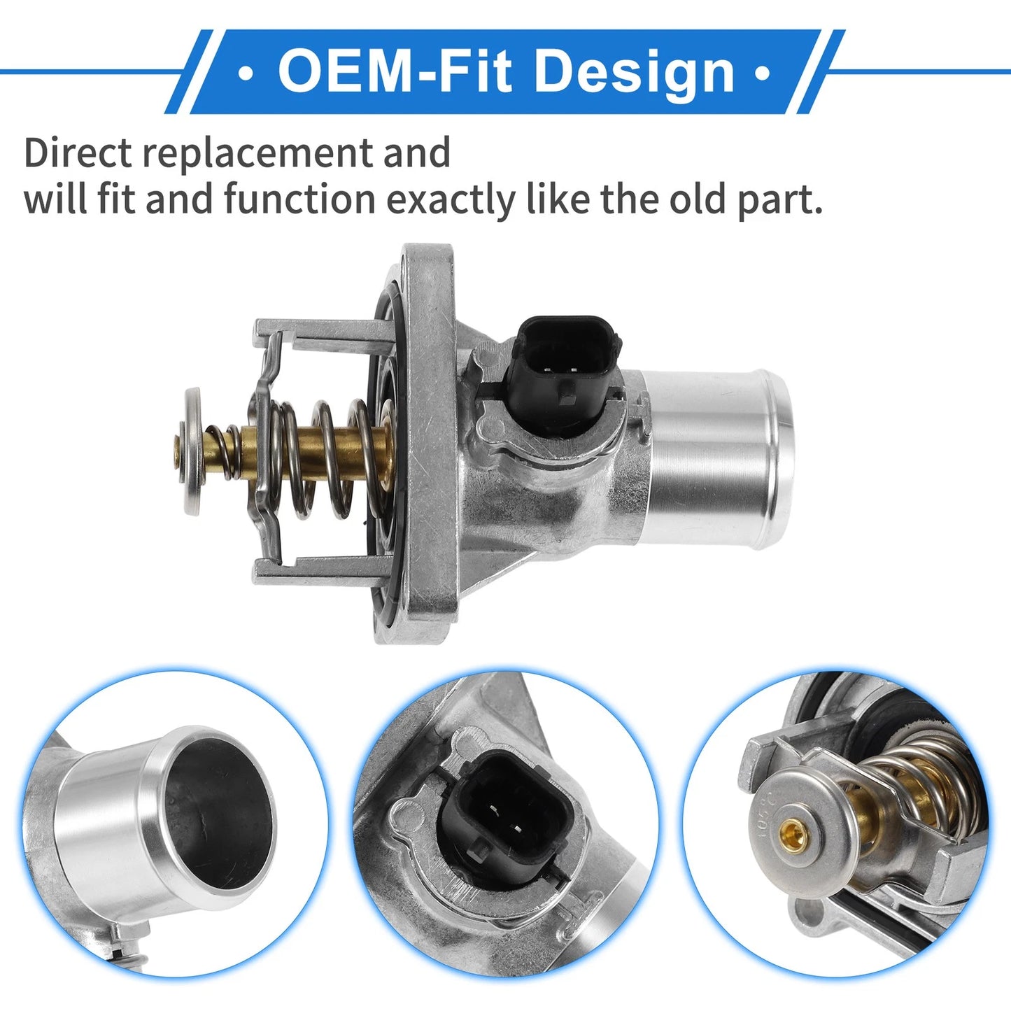 Upgrade Aluminum Thermostat Housing for Chevy Cruze (2014 - 2016)