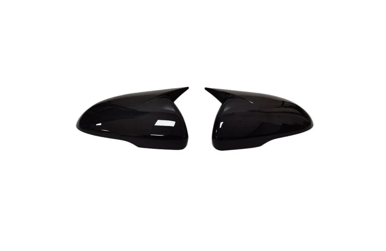 Glossy Black Ox Horn Rearview Mirror Lid Cover Trim for 2016-2020 Kia K5 Optima