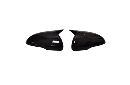 Glossy Black Ox Horn Rearview Mirror Lid Cover Trim for 2016-2020 Kia K5 Optima