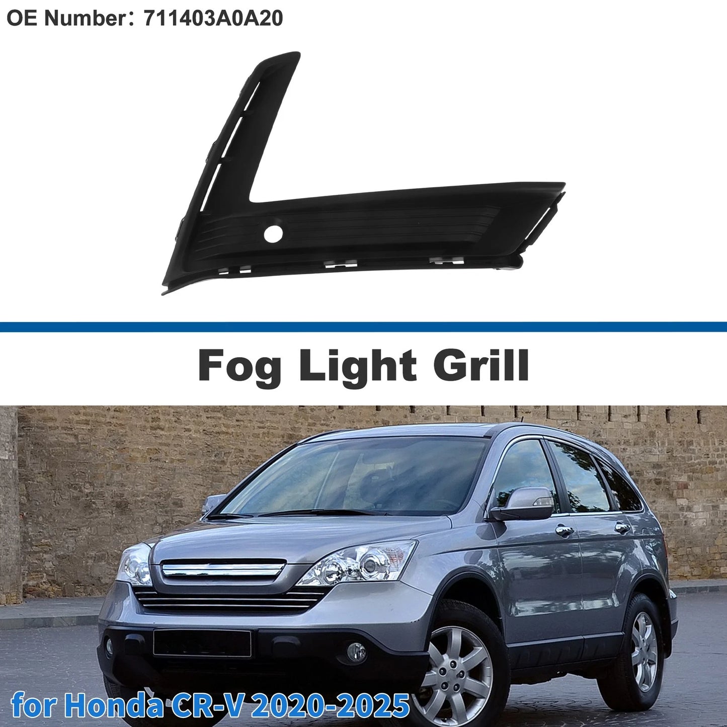 Front Right Fog Light Grill for Honda CR-V (2020-2025)