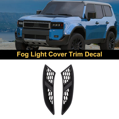 2 x Fog Light Cover Trim for Toyota Land Cruiser (2024–2025)