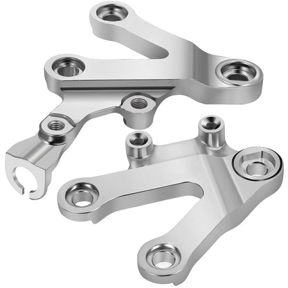 Left & Right Footpeg Bracket for Kawasaki Ninja ZX6R ZX9R (1998–2003)