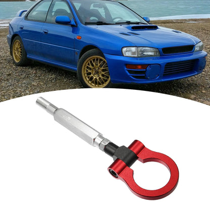 Red Front Bumper Ring Eye Tow Hook Screw for Subaru BRZ (2013–2018)