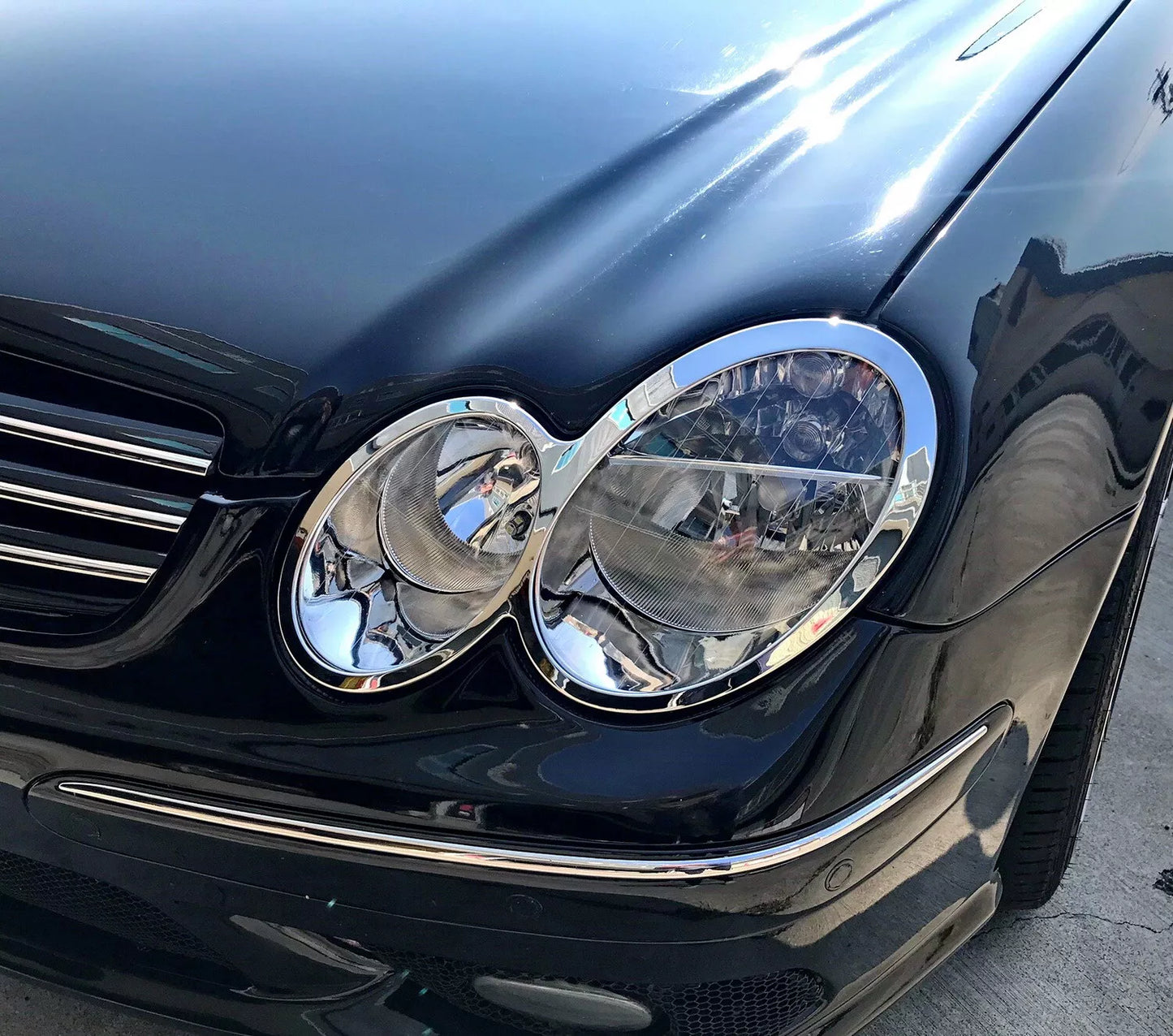 Headlight Trim Cover for Mercedes Benz CLK-Class W209 (2003-2009)