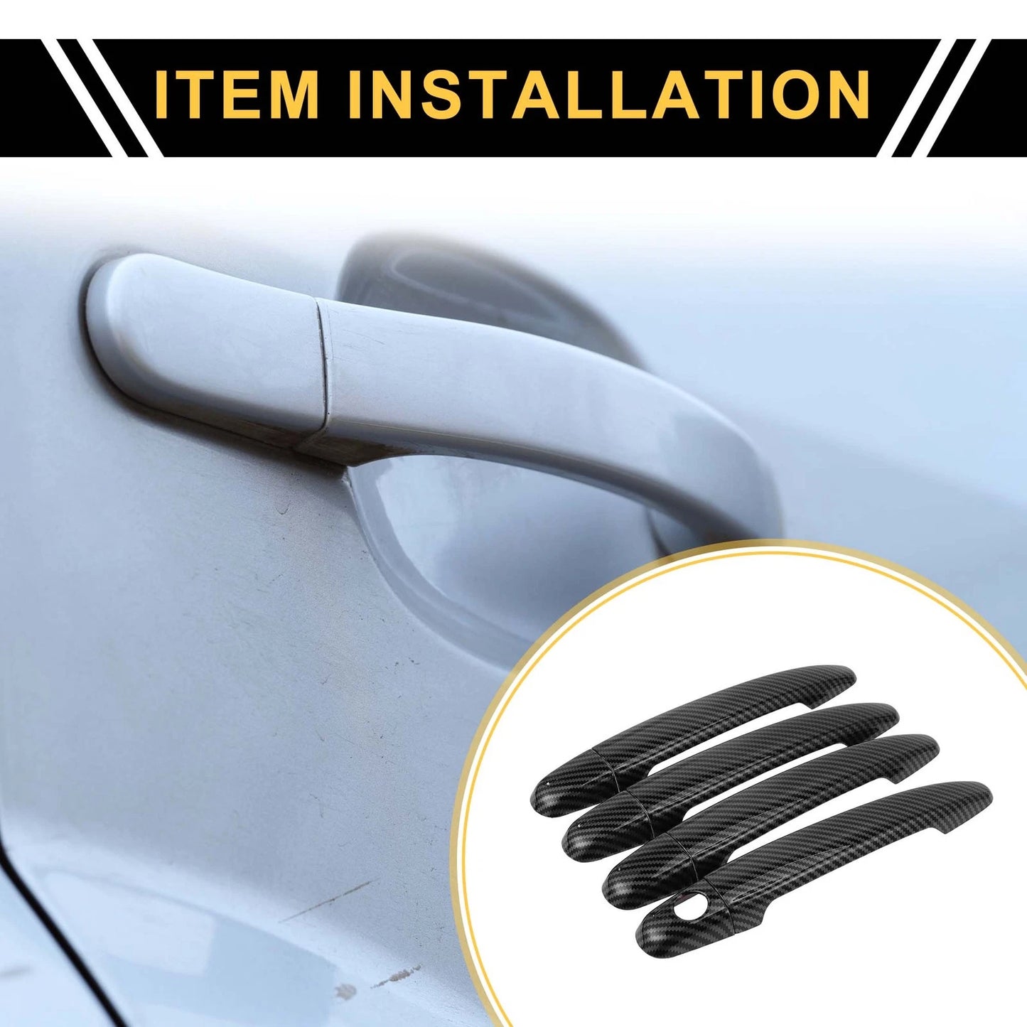 4pcs Exterior Door Handle Covers for Toyota 4Runner (2003-2010)