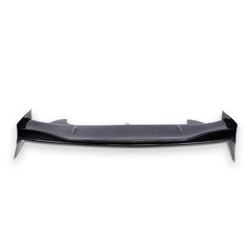Real Carbon Fiber Double Rear Spoiler  Roof Wing For Mini R55 R56 Clubman
