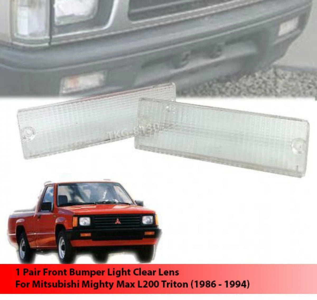 Clear Light Lens for Mitsubishi  L200 Triton (1986-1996)