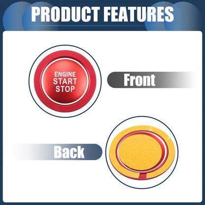 Engine Start Stop Button Cover for Toyota (2016-2023)