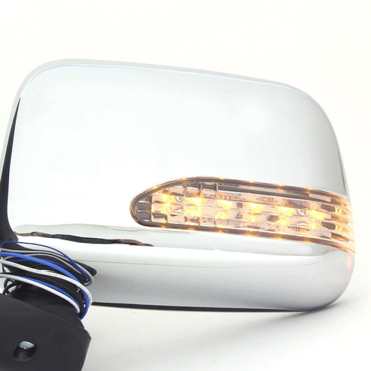 Chrome Door Mirror LED for Toyota Hilux Surf Tiger 1995-2005