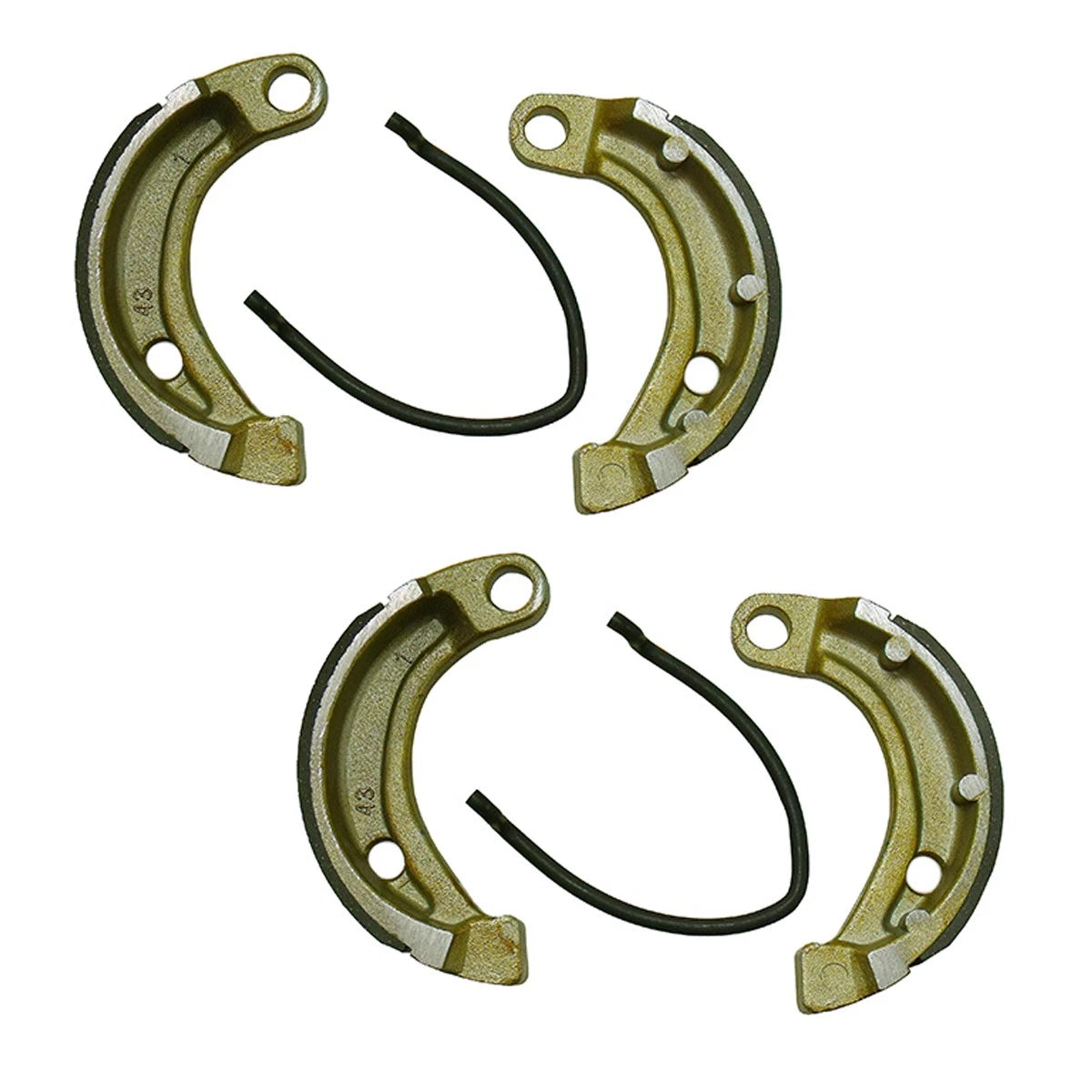 Front Brake Shoes & Springs for Kawasaki KFX50 & KFX90 (2007–2025)