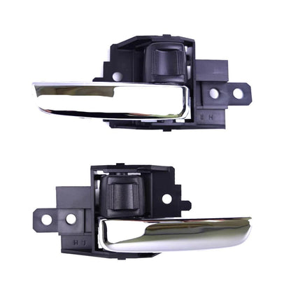 Interior Door Handle Chrome Pair Fits Mitsubishi Mirage 5D Hatchback 2012-18 D06