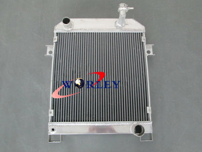 Aluminum Radiator + Fan for Jaguar MK2 2.5 & Daimler V8 (1962-1967)