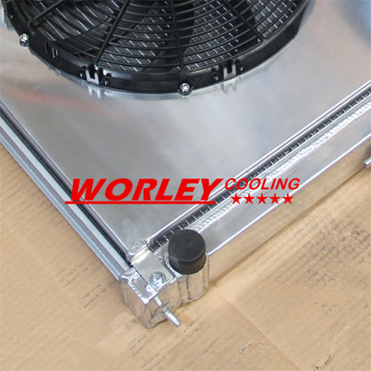 Aluminum Radiator & Shroud for Nissan Patrol Y61 GU 3.0L 4.2L (2001-2016)