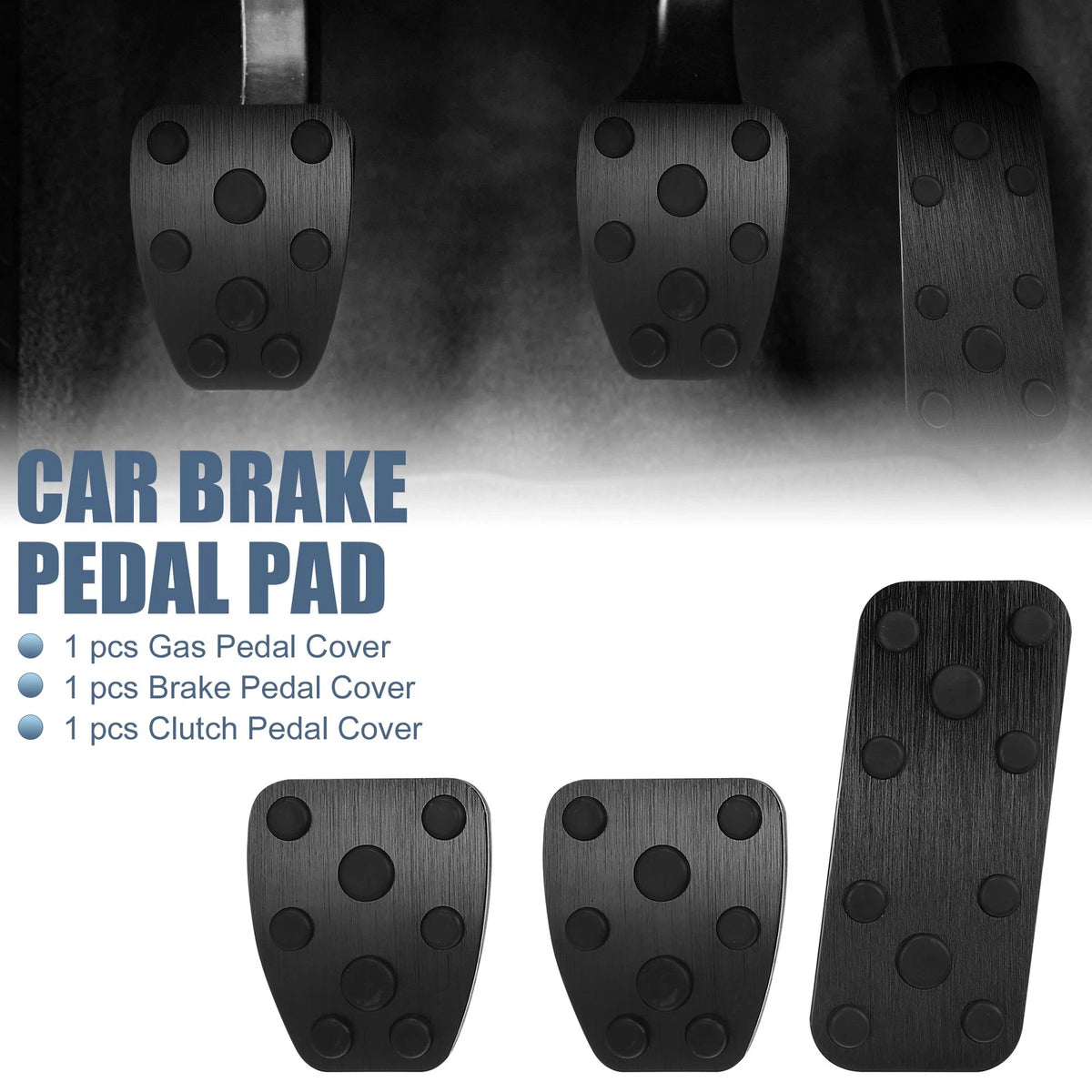 Gas Brake Clutch Pedal Covers for Subaru Impreza Forester