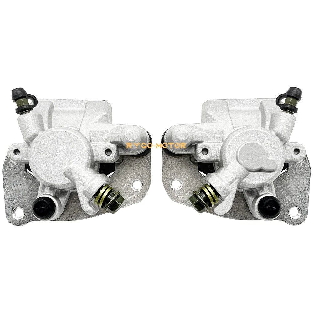 Front Brake Calipers Disc Rotors for Suzuki King Quad 400 LTA400F LTF400F
