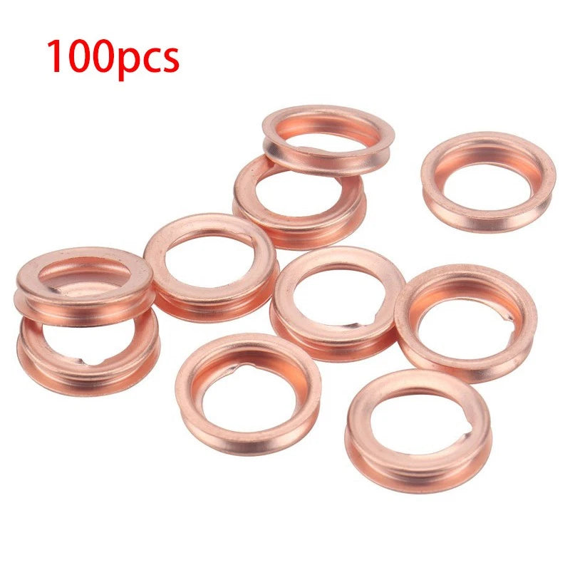 100x Oil Drain Plug Crush Washers for Nissan Altima GT-R Infiniti