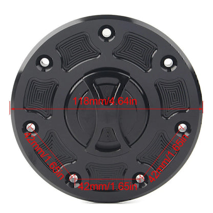 Blue Fuel Gas Tank Cap Cover for Kawasaki Ninja 500, ZX-6, ZX-7, ZX-9, ZRX-1100, GPZ500