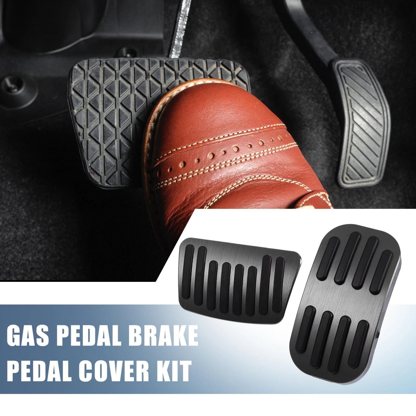 2 x Gas Pedal Brake Pedal Pad Cover Anti Slip for Toyota C-HR (2016–2018)