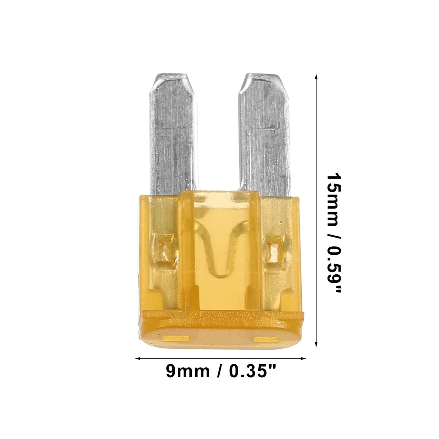 5 x 5A Mini Blade Fuses for Car, Boat, Truck, RV, Motorcycle - Orange