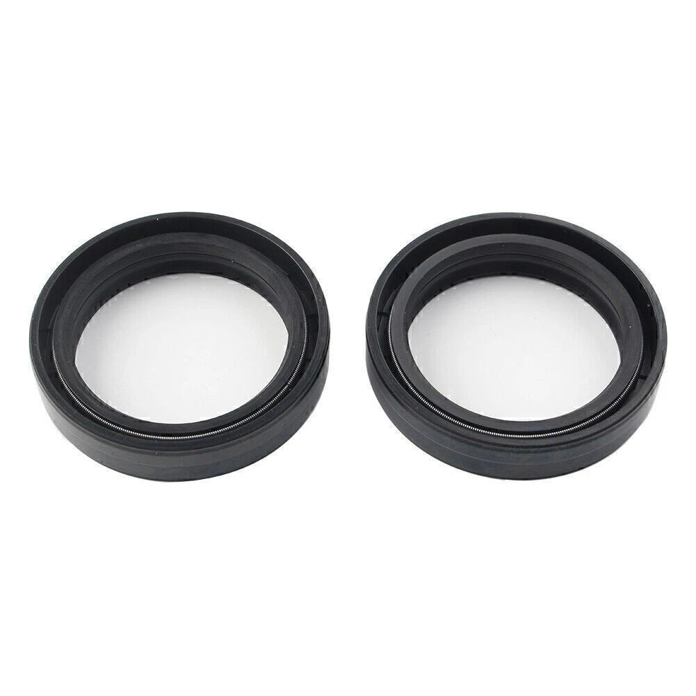 2 x 35MM x 48MM Black Motorcycle Front Damper Shock Absorber Fork Oil Seal for Make & Model