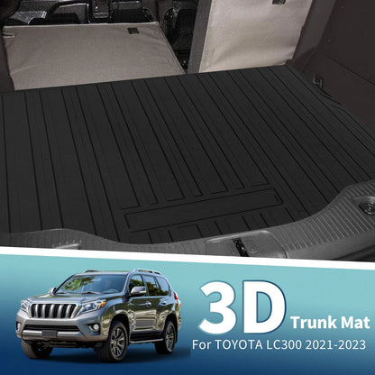 Cargo Liner Rear Trunk Mat for Toyota Land Cruiser LC300 (2021–2023)