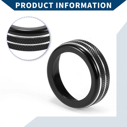 AC Climate Switch Knob Cover Ring for Ford Mustang (2015-2021)  Black