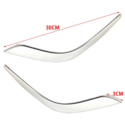 2 x Fog Light Covers Chrome Frame Trims for Mazda 6 Atenza (2016)