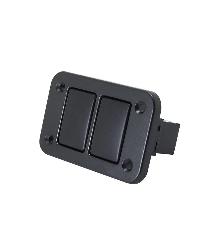 Universal / 2-Gang / Rocker Switch Panel Push Button 12V/24V DC for Toyota