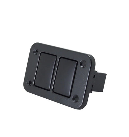 Universal / 2-Gang / Rocker Switch Panel Push Button 12V/24V DC for Toyota