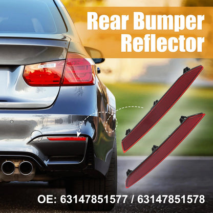 Rear Bumper Reflector Strip Covers 2 x Left Right for BMW (2012-2019)