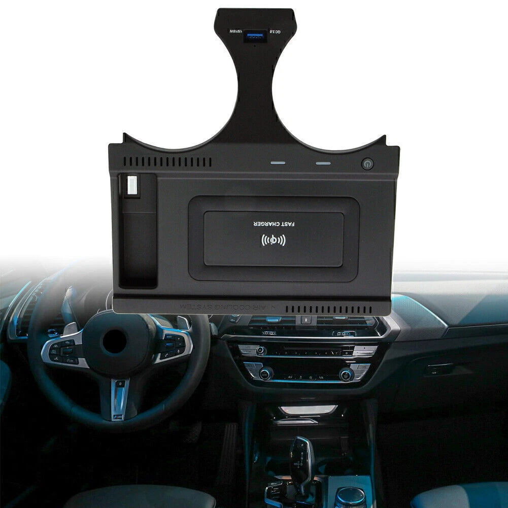 Wireless Charging Console Storage Box for BMW X3 X4 G01 G02 (2018-2021)