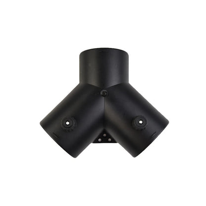 3in Y Branch Duct Splitter with Regulator Flap Valve for Heater